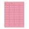 Nevs Patient Charge Laser Sheet - 44 labels/sheet 13/16" x 1-7/10" Pink CS-PB-44-P - alternate 2